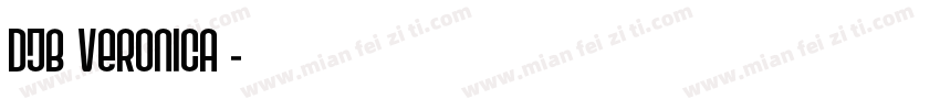 DJB VERONICA 字体转换